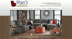 Desktop Screenshot of myersfurniturepa.com